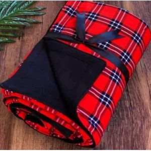 Masaai Shuka with A Fleece Blanket