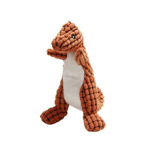 1pc Plush Chocolate Flavored Treat Hiding Squeaky Interactive Dog Toy,  Durable & Interactive