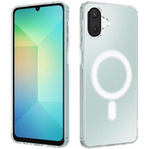 Clear Transparent MagSafe Silicone Case for Samsung Galaxy A07 – Shockproof, Anti-Yellow, Slim Protective Cover