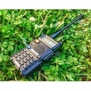 Baofeng UV-5R Ham Radio Long Range UV5R Dual Band Handheld Rechargeable High Power Two Way Radio Walkie Talkies with 1800mAh Li-ion Battery(pair)