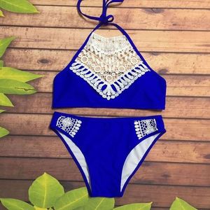 Fashion (A-Royal Blue)Womens Glossy High Cut Bodysuit Oil Shiny