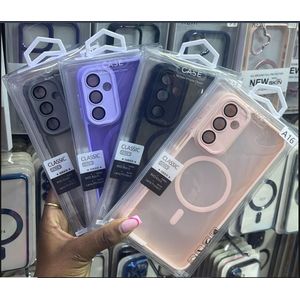 Samsung Classic Series MagSafe Cover with 9HD Back + Lens Protect for Galaxy A36 - Purple