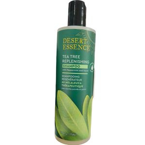 Desert Essence Tea Tree Replenishing Shampoo With Peppermint & Yucca bc