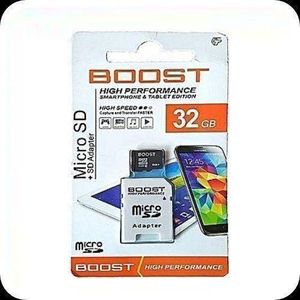 Boost Best Quality 32GB MEMORY, Memory CARD High Performance for smart phones & cctv