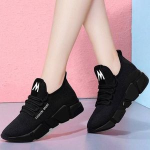 Women Sneakers Running Shoes-Black