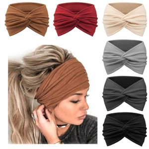 Extra Wide Boho Turban Headbands for Women Girls