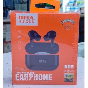 Ofia R04 Classic Earpods – Wired Stereo Headset With 13mm Drivers, Free Silicone Cover, Voice Assistant & Clear Bass Sound
