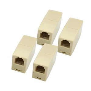 4pcs RJ45 Straight-Through Cable Adapter / Network Coupler / Category 6 Cable Extender