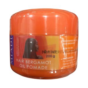 Miadi 200g HAIR BERGAMOT OIL POMADE With Vitamin E- Hydrates dry hair and scalp while preventing breakage.