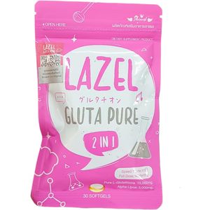 Lazel Gluta Pure 2 IN 1 L-GLUTATHIONE ALPHA LIPOIC Full Dose Whitening Speed White X101 nk