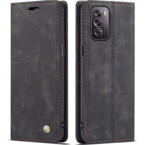 Caseme For Oppo Reno 12 5G Sheepskin Series Faux Soft Leather Wallet Flip Case Kick Stand with Magnetic Closure Lightweight Slim Flip Cover for Oppo Reno 12 5G