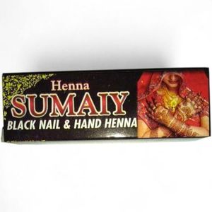 Henna Sumaiy Black Hand Nails-Henna