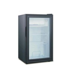 Premier 65L Mini Showcase Fridge – Transparent Glass Door, Low Power Consumption