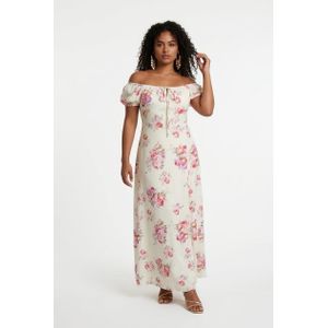Maxi Floral Dress/Stylish Maxi Dress/Summer Dress-Pink
