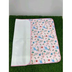 Blue Waterproof Baby Macintosh – Urine-Proof, Reusable, Easy To Clean, Baby Changing Pad & Bed Protector