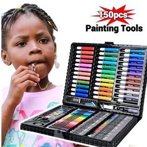 150 Pcs/Set Drawing Tool Kit Kids Art Set Painting Brush Art