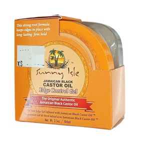 Sunny Isle EDGE CONTROL GEL Jamaican Black Castor Oil STRONG ROOT FORMULA Long Lasting Firm Hold cf