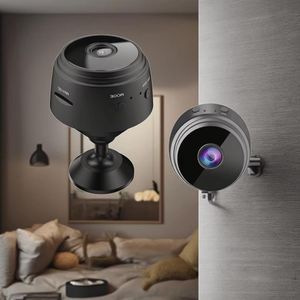 A9 Mini Camera, 1080P HD IP Camera With Magnetic Back Cover, Home Security Mini Camcorder Micro Video Surveillance Camera (Black)