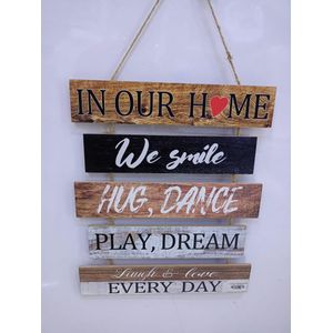 Unbrand 5 layer wooden wall hanging 