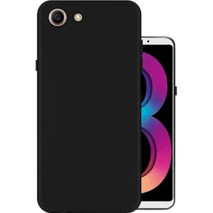Black Soft Silicone Back Cover Case for OPPO A83– Slim, Shockproof & Anti-Slip Protection