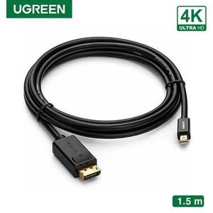 Ugreen Mini DISPLAYPORT to DisplayPort Cable 4K 60Hz Support DisplayPort 1.2 Compatible with MacBook, Laptop & DisplayPort Monitor
