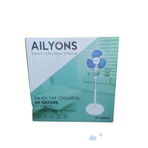 AILYONS 16inch Quality Standing fan White