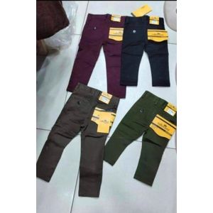 Boys black khaki trousers