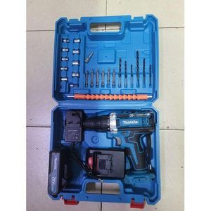 Makita Accessories 26V Cordless 2 Battery Cordless Drill With LED Tool Set