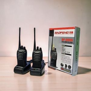 Baofeng  BF-888S Long Range 3-5KM Range Clear Audio Stable Performance Radio Hand Held Security Walkie Talkie Radio Calls- 2 Pieces