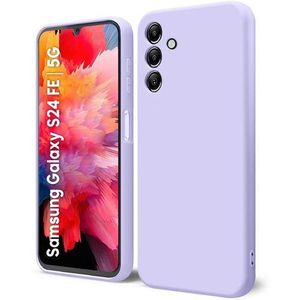 For Samsung Galaxy S24 FE Phone Case/cover Liquid Silicone, All side shockproof Thin Slim Soft Rubber Gel Matte TPU