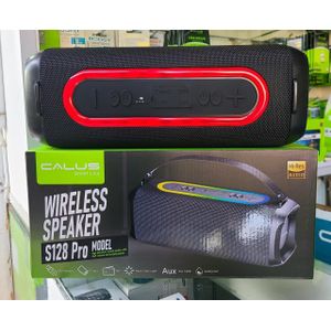 CALUS S128 Pro Portable Wireless Bluetooth Speaker with RGB Lights USB TF AUX FM Radio Rechargeable 6000mAh Outdoor Audio