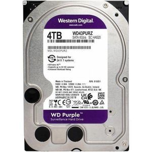 WD Purple 4TB Surveillance HDD – SATA Hard Drive (DESKTOP) with AllFrame Technology, 24/7 Surveillance Storage for CCTV DVR, NVR & Security Camera Systems