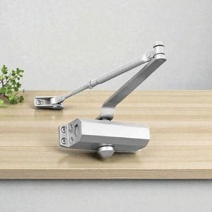 300,000 Cycles Tested Aluminum Die-Cast Body Heavy Duty Adjustable Automatic Door Closer Closure Closing Device for 25-45kg Doors