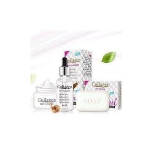 Aichun Snail Collagen Face Cream + Face Serum + Face Soap
