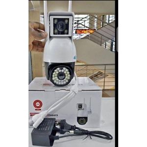 SIM CARD ELECTRIC CAMERA V380 pro Dual lens 2K 8MP dual light 4G LTE SIM CARD wireless ip camera 2 in 1 bullet and PTZ camera