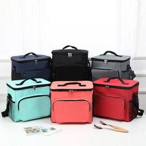 Portable Insulated Lunch Bag, Aluminum Foil Insulated Bag, Cooler Bag