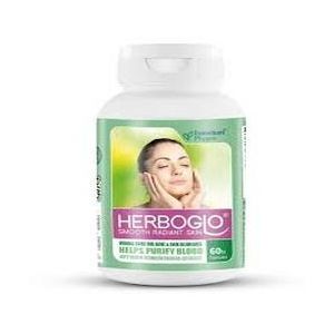 Essentium Phygen Herboglo, Herbal Care for Acne, Skin Blemishes & Blood Purification, 60Capsules, 75G