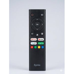 Syinix Smart TV Remote Control - Voice Function, Netflix, YouTube