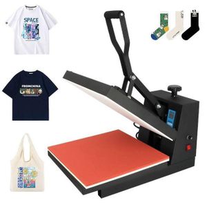Flat Manual Operate Ironing Press Heat Press Machine For T-Shirts Clothing Personalized Custom Digital Flatbed Transfer