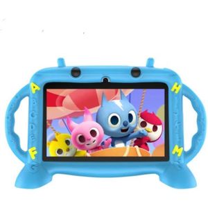 Modio M56 Kids Tablet 7 Inch – 6GB RAM, 128GB Storage, WiFi, Parental Control, Learning Apps, Shockproof Case (Ages 2–8) BLUE