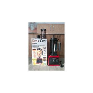 SILVER CREST  Blender 4L 2in1 Commercial Blender With Grinder Big Capacity 10000Watts Power Bank Commercial Blender Multiple Purposes Powerful Commercial Blender - RED & BLACK