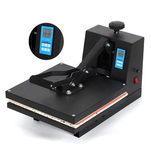 Combo 38*38cm Heat Transfer Sublimation High Pressure Manual 15*15 Heat Press Machine
