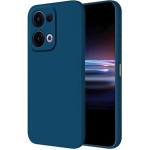 Original Soft Silicone Cover Case for Oppo Reno 13 – Flexible, Slim & Shock-Absorbing Protection - Blue