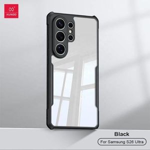 Xundo  4-Corner Airbag Shockproof Bumper Shell Back Transparent Acrylic + TPU Buffer Case Cover for Samsung Galaxy S26 Ultra