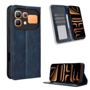 Caseme Leather Flip Cover For Infinix Note 60 Pro 5G Case Magnetic Buckle Shockproof Wallet Covers