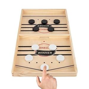 Wooden Foosball Tabletop Sling Board Game