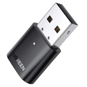 Ugreen CM390 USB-A Bluetooth 5.0 Adapter – Wireless Bluetooth Dongle for PC, Laptop, Keyboard, Mouse, Speakers & Headphones