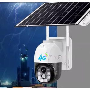 Solar Light 4G Simcard Inbuilt Battery PTZ Solar CCTV Camera