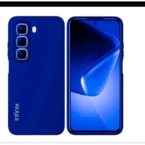 Infinix Hot 60i Original Premium Silicone Phone Case/cover_Blue