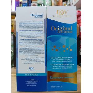 Fair & White  Original Glutathion Extra Brightening Lotion 500ml